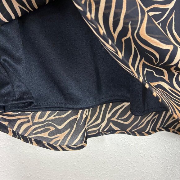 VTG J.B.S. LTD Animal Print Skirt Set Size 16P Retro - Picture 6 of 12